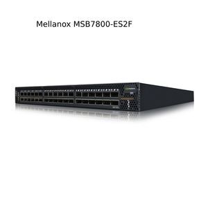 Tỷ lệ truyền 100Mbps Mellanox Msb7800-Es2f Infiniband Switch 36 Qsfp28 Cổng 40 Cổng không chặn 1u Size Ib Switch