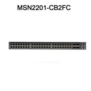 Công nghệ Infiniband mạnh mẽ MSN2201-CB2FC Nvidia 920-9n110-00f1-0c0 48 RJ45 và 4 Qsfp28 Cổng 2 Chuyển nguồn điện