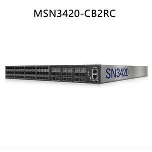 Bộ chuyển mạch Sn3420 25gbe/100gbe 64 cổng Mellanox Spectrum-2 dựa trên nền tảng mạng có thể tùy chỉnh với hỗ trợ VLAN
