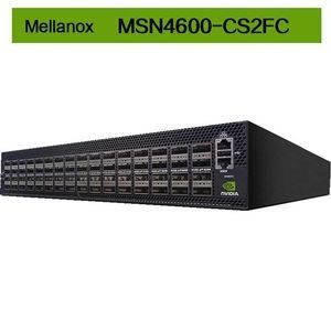 Chuyển đổi Ethernet mở với Cumulus Linux 64 Qsfp28 Cổng 2 Cung cấp điện AC X86 CPU Độ sâu tiêu chuẩn P2c MSN4600-CS2FC 100gbe