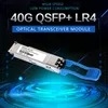 Mô-đun thu phát quang 40g Qsfp Lr4 10km 1310nm Giao diện Duplex LC Mô-đun quang Qsfp 40gbase SMF Fiber Optic