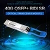 Qsfp 40g Sr Bd 40g / 100GB Double Rate Bidi Bdsr 850nm 100m LC Duplex Connector Multimode Qsfp 40g Sr Bộ thu quang sợi
