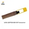 Giá cả có thể thương lượng. Hàng có sẵn. Tốc độ cao 100g Qsfp28 Bidi Sr Bộ thu phát Mô-đun thu phát cho Mạng đáng tin cậy