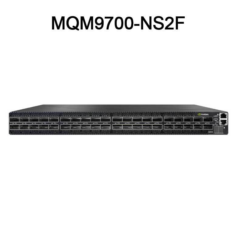 MQM9700-NS2F Mellanox Infiniband Switch Quantum 2 NDR Phần mềm 64 NDR Cổng 32 Osfp Cổng 2 Điện