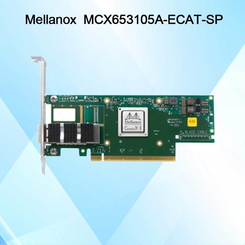 Card mạng Infiniband VPI Connectx6 Single-Port Osfp56 EDR 100GB/s MCX653105A-Ecat-Sp của Nvidia