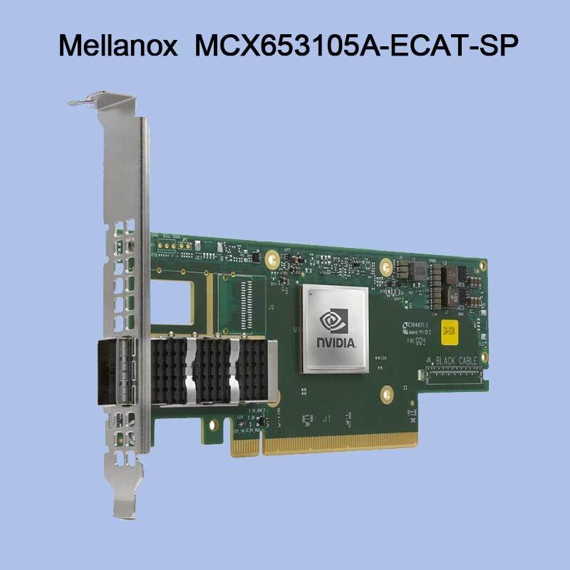 Card mạng Infiniband VPI Connectx6 Single-Port Osfp56 EDR 100GB/s MCX653105A-Ecat-Sp của Nvidia