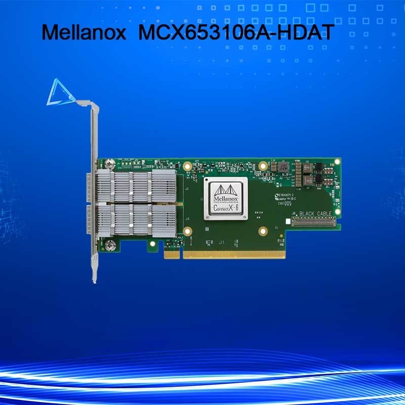 Card mạng Mellanox ConnectX-6 MCX653106A-HDAT VPI 200Gb/s InfiniBand và Ethernet