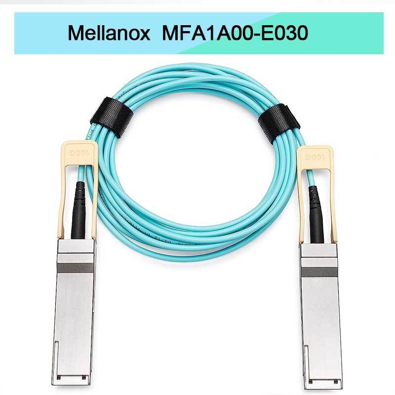 Cáp AOC QSFP Mellanox MFA1A00-E030 IB EDR dựa trên VCSEL, lên đến 100Gb/s
