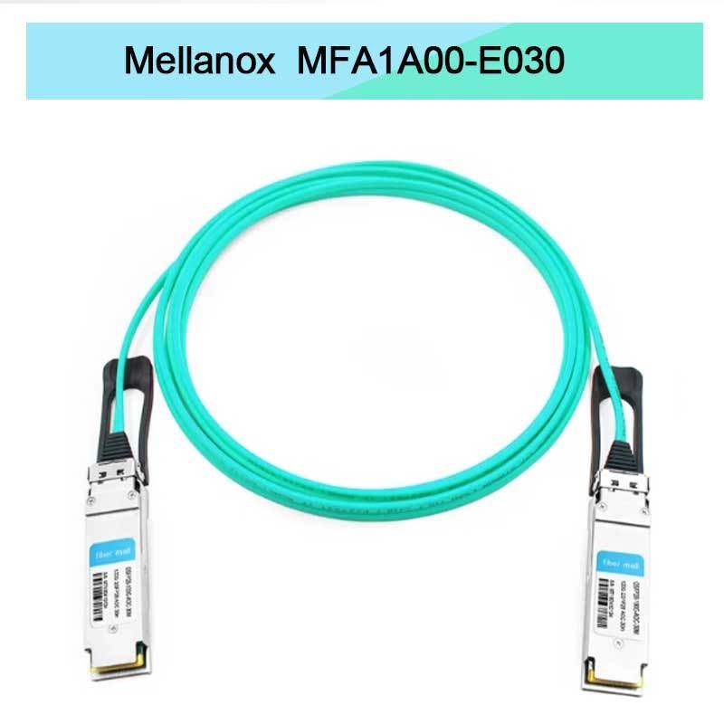 Cáp AOC QSFP Mellanox MFA1A00-E030 IB EDR dựa trên VCSEL, lên đến 100Gb/s