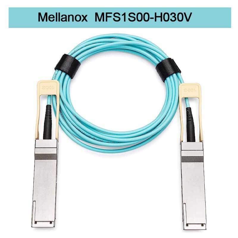 MFS1S00-H030V ((980-9I440-00H030) Cáp mạng Aoc IB HDR Tối đa 200Gb/S QSFP56 30m 200GBase-AOC QSFP56 Đến QSFP56