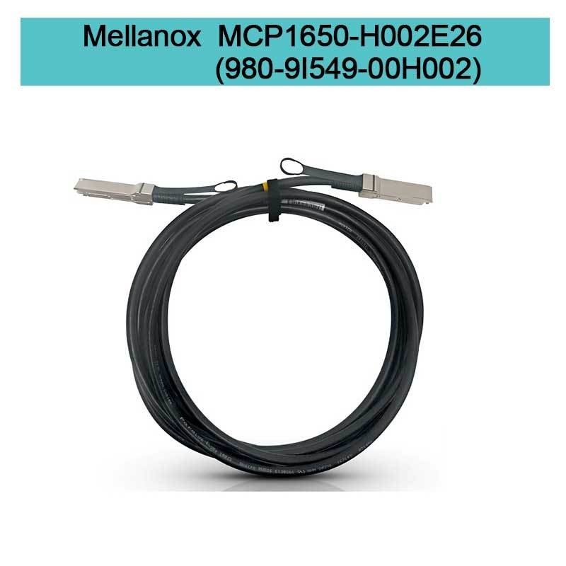 MCP1650-H002E26(980-9I549-00H002) Cáp DAC Mellanox Đồng Thụ Động Ib HDR Lên Đến 200GB/S Qsfp56 2M