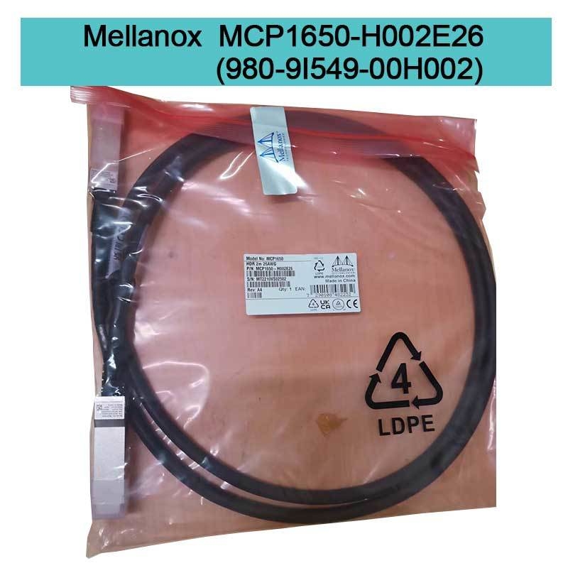 MCP1650-H002E26(980-9I549-00H002) Cáp DAC Mellanox Đồng Thụ Động Ib HDR Lên Đến 200GB/S Qsfp56 2M