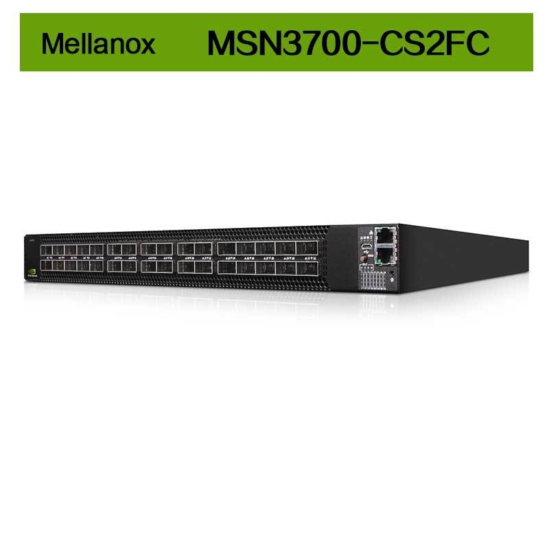 Cumulus Linux 2 AC PSU Switch mạng Mellanox MSN3700 - CS2FC 100GbE 1U 32 cổng QSFP28