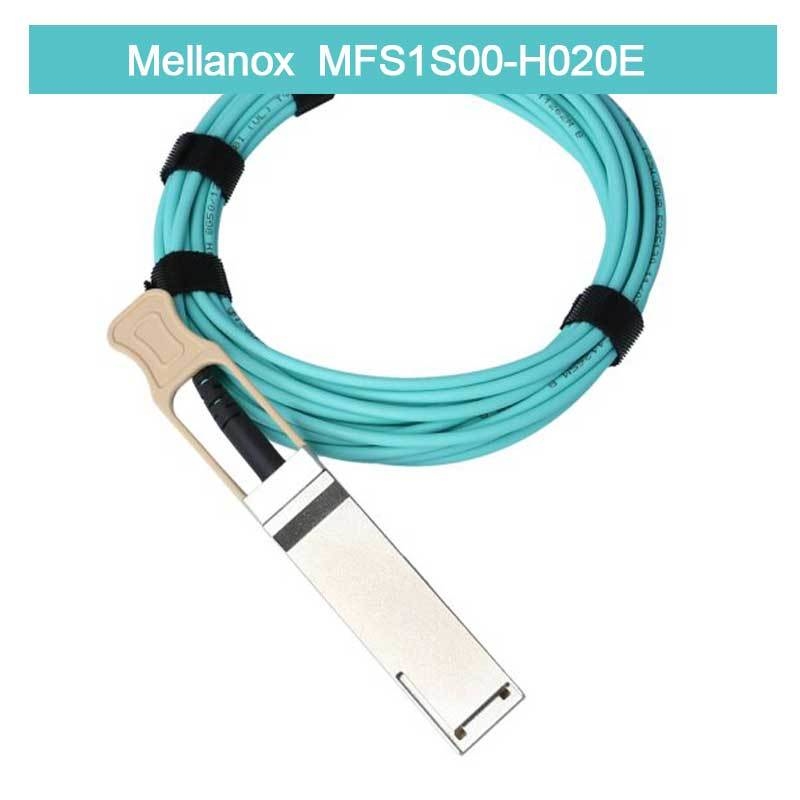 Cáp Mellanox AOC độ trễ thấp MFS1S00-H020E Splitter Cable Ethernet 200GbE đến 2x100GbE 20m