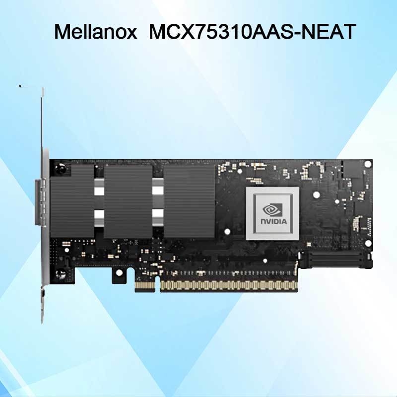 Nvidia Connectx-7 Adapter MCX75310aas-Neat (900-9X766-003N-SQ0) Cổng đơn Osfp Infiniband: Ndr 400GB/S (tốc độ mặc định) Ethernet: 400gbe