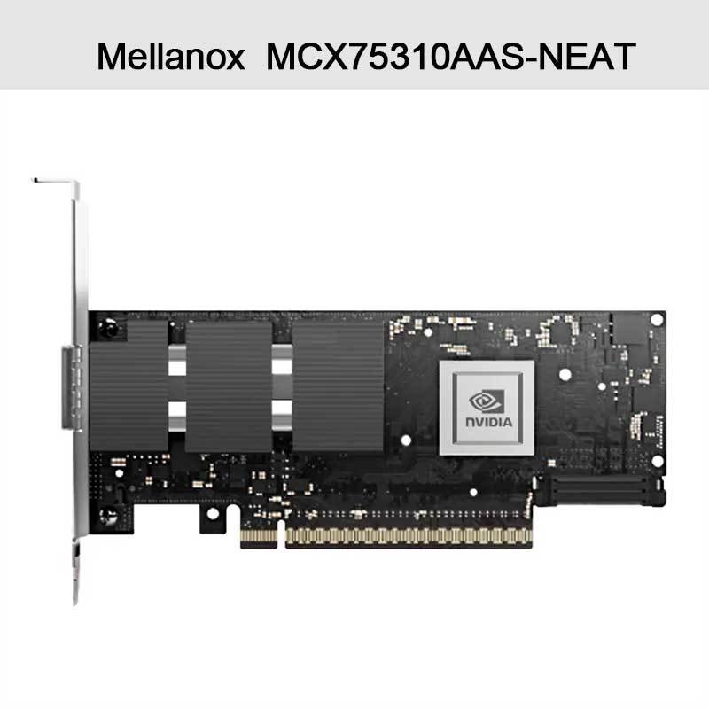 Nvidia Connectx-7 Adapter MCX75310aas-Neat (900-9X766-003N-SQ0) Cổng đơn Osfp Infiniband: Ndr 400GB/S (tốc độ mặc định) Ethernet: 400gbe