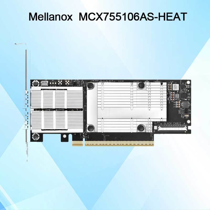 MCX755106as-Tản nhiệt (900-9X7AH-0078-DTZ) Bộ chuyển đổi Ethernet Nvidia Connectx-7 200g với hai cổng