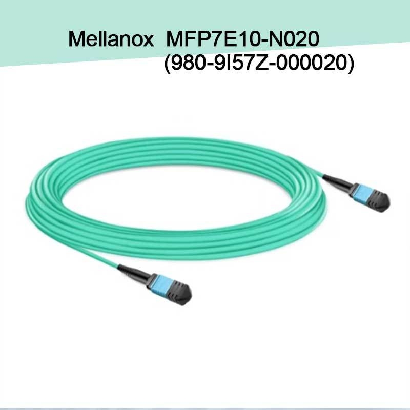 Cáp quang đa mode Nvidia Mfp7e10-Nxxx Mfp7e10-N020 (980-9I57Z-000020) MMF, MPO12 APC sang MPO12 APC, 20m