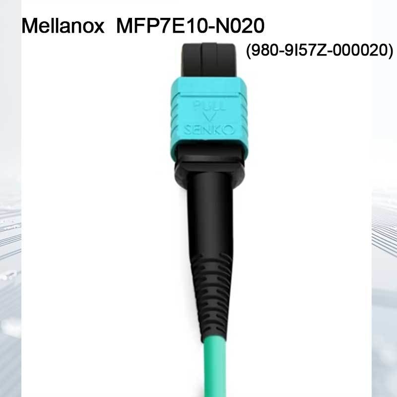 Cáp quang đa mode Nvidia Mfp7e10-Nxxx Mfp7e10-N020 (980-9I57Z-000020) MMF, MPO12 APC sang MPO12 APC, 20m