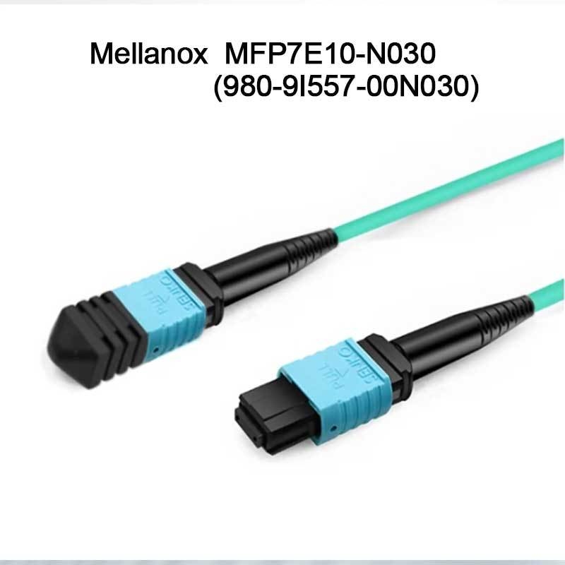 Nvidia Mfp7e10-Nxxx Cáp sợi quang đa phương Mfp7e10-N030 (980-9I557-00N030) Mmf, MPO12 APC đến MPO12 APC, 30m