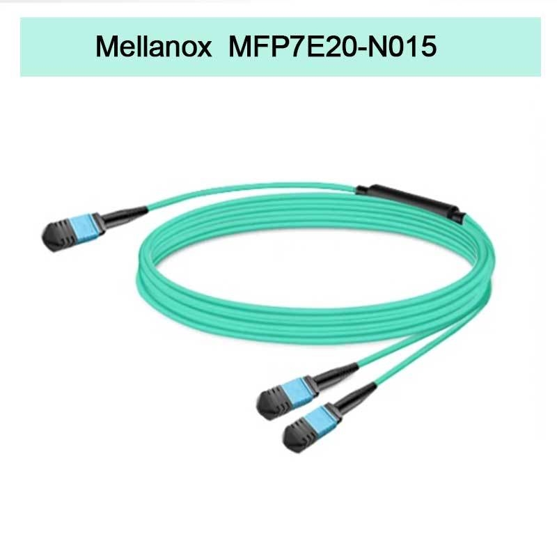 Cáp quang thụ động Nvidia Mellanox 100% sản phẩm chính hãng Mfp7e20-N015, MMF, MPO12 APC sang 2xMPO12 APC, 15m