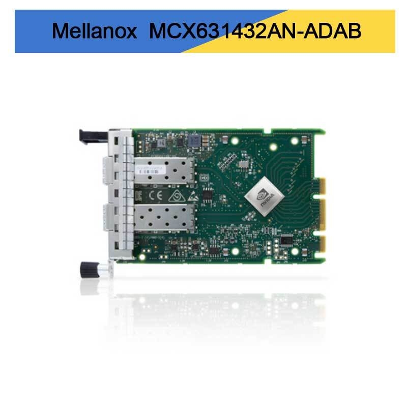 Card chuyển đổi Nvidia MCX631432AN-ADAB ConnectX-6 Lx En, 25GbE OCP3.0, có Quản lý Host, Dual-Port SFP28, PCIe 4.0 x8, Không Crypto, Giá đỡ Vít (Tab kéo)