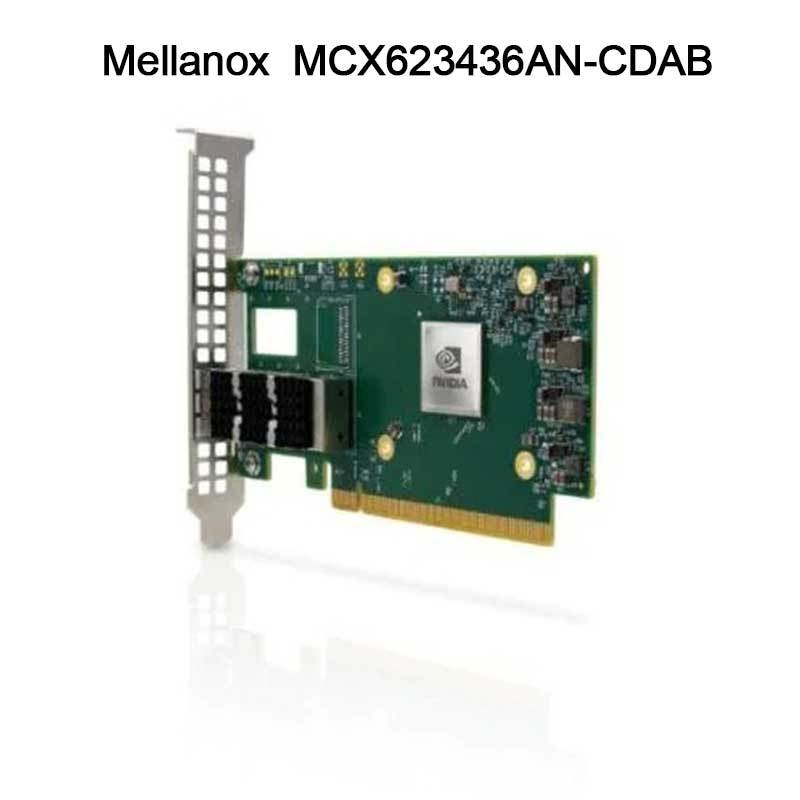 Card bộ điều hợp Nvidia MCX623436an-Cdab Connectx-6 Dx En, 100gbe, Ocp3.0, với Quản lý Host, Dual-Port Qsfp56, Pcie 4.0 X16, Không Crypto, Vít vặn (Tab kéo)