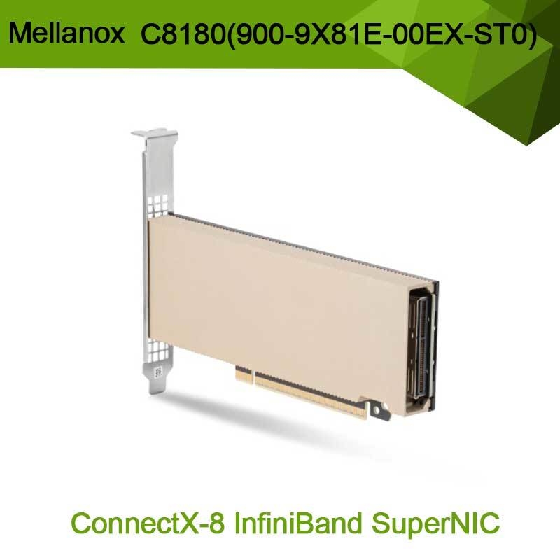 Nvidia Connectx-8 Adapter C8180 (900-9X81E-00EX-ST0) Hộp đơn Osfp Infiniband: 800gbs Xdr Ib
