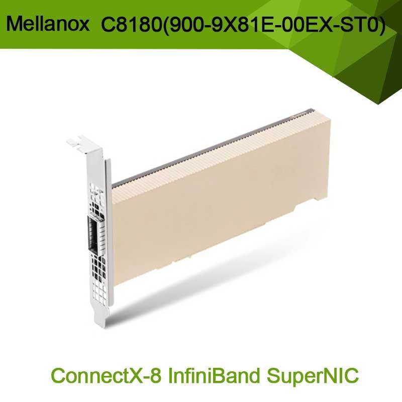 Nvidia Connectx-8 Adapter C8180 (900-9X81E-00EX-ST0) Hộp đơn Osfp Infiniband: 800gbs Xdr Ib