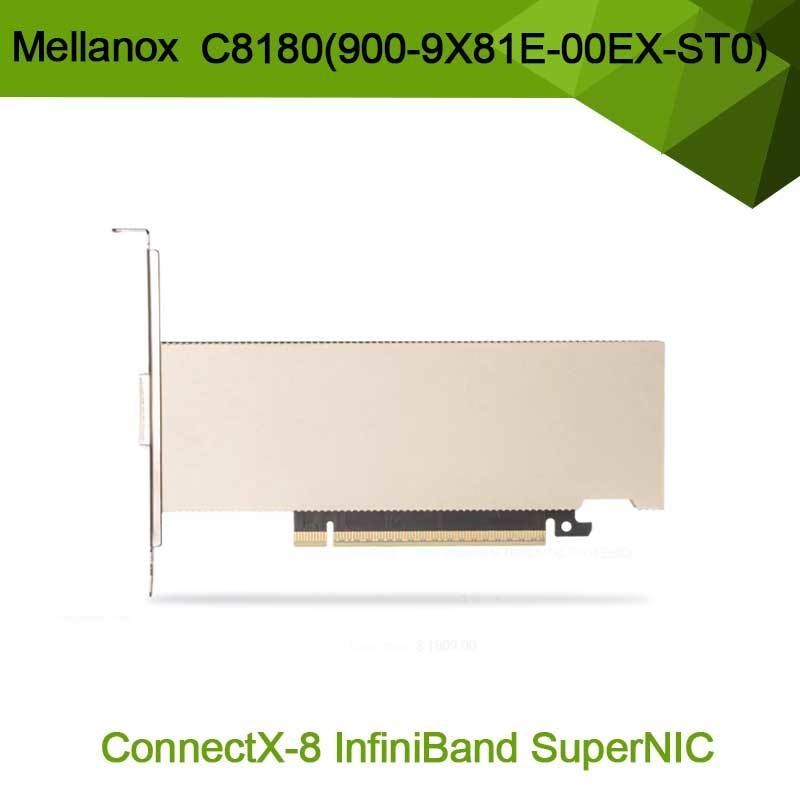 Nvidia Connectx-8 Adapter C8180 (900-9X81E-00EX-ST0) Hộp đơn Osfp Infiniband: 800gbs Xdr Ib