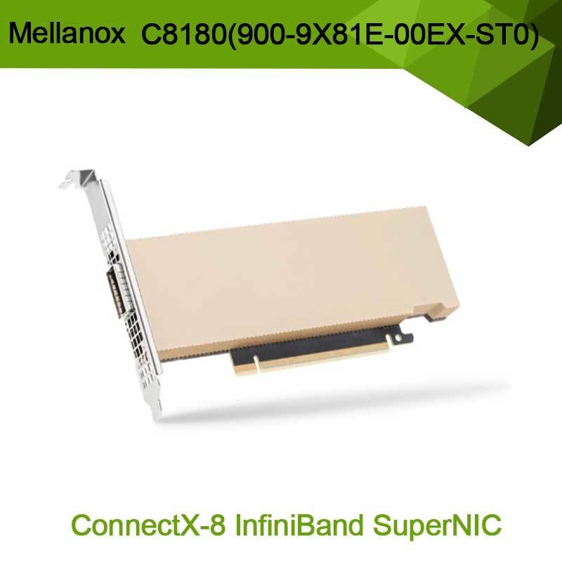 Nvidia Connectx-8 Adapter C8180 (900-9X81E-00EX-ST0) Hộp đơn Osfp Infiniband: 800gbs Xdr Ib