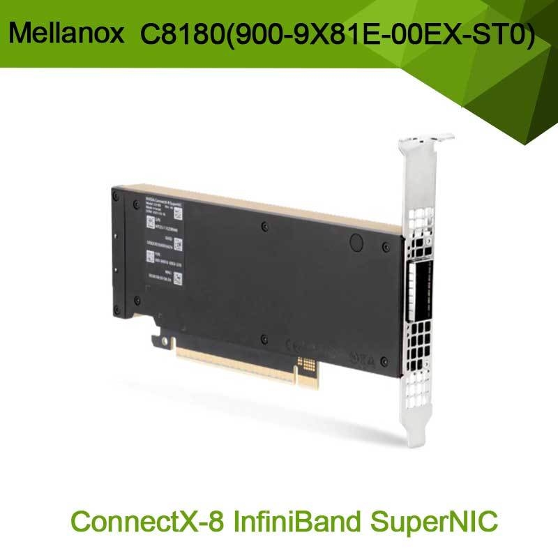 Nvidia Connectx-8 Adapter C8180 (900-9X81E-00EX-ST0) Hộp đơn Osfp Infiniband: 800gbs Xdr Ib