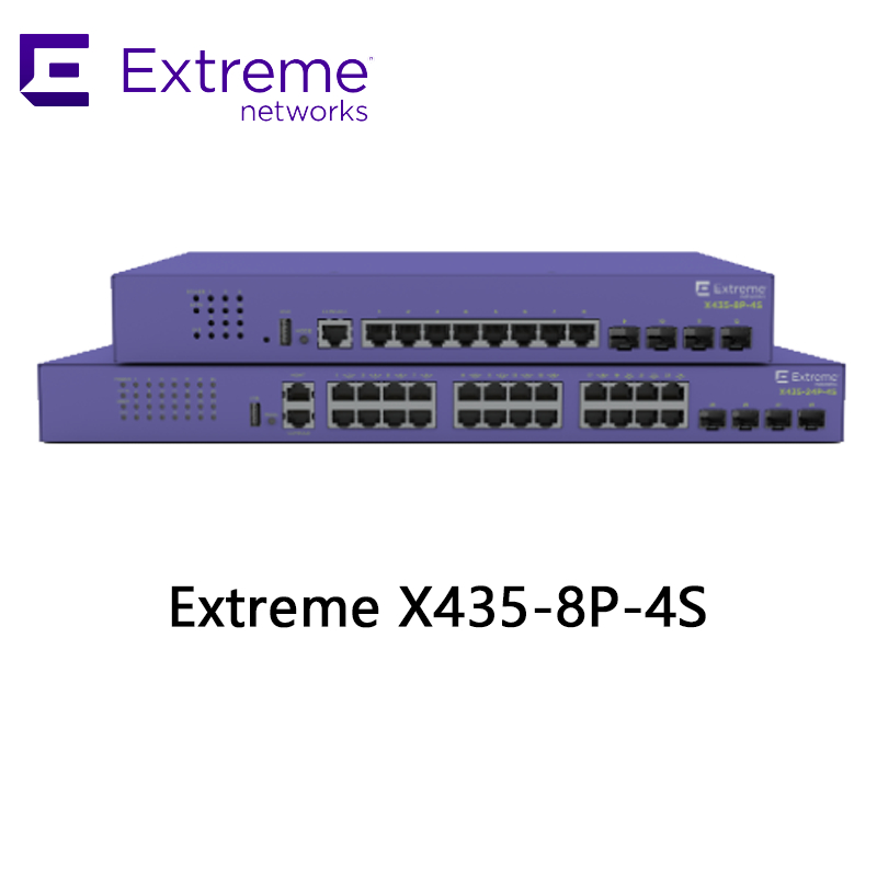 Bộ chuyển mạch mạng Mellanox hiệu suất cao Extreme X435-8p-4s, bộ chuyển mạch mạng cho kết nối nhanh