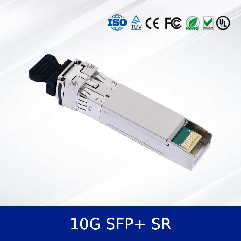Mô-đun thu phát quang Ethernet 10GB/s 850nm 300m SFP+ 10G-SR, Cấp thương mại