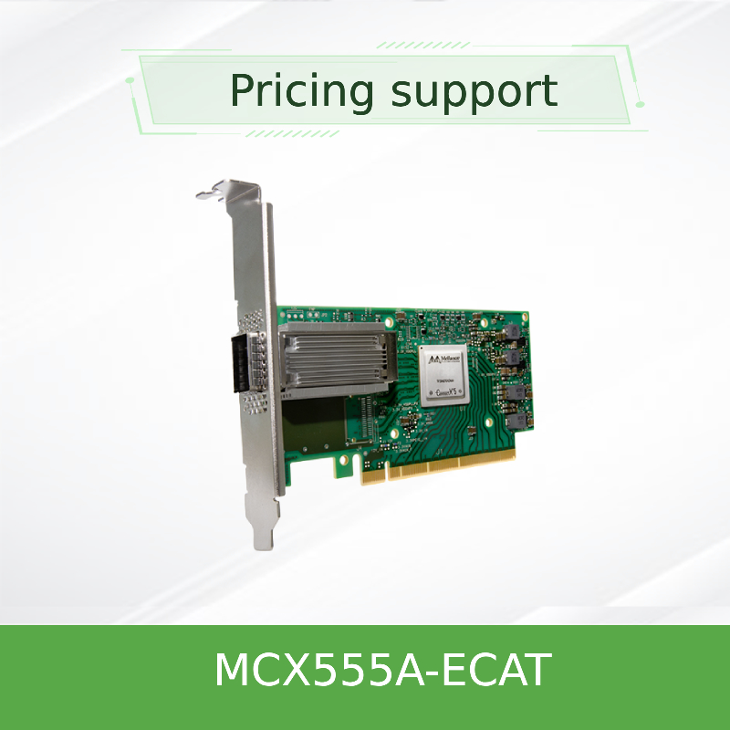 Thẻ Adapter EDR tốc độ cao Connectx-5 cho mạng lưới 100GB/S MCX555A-Ecat