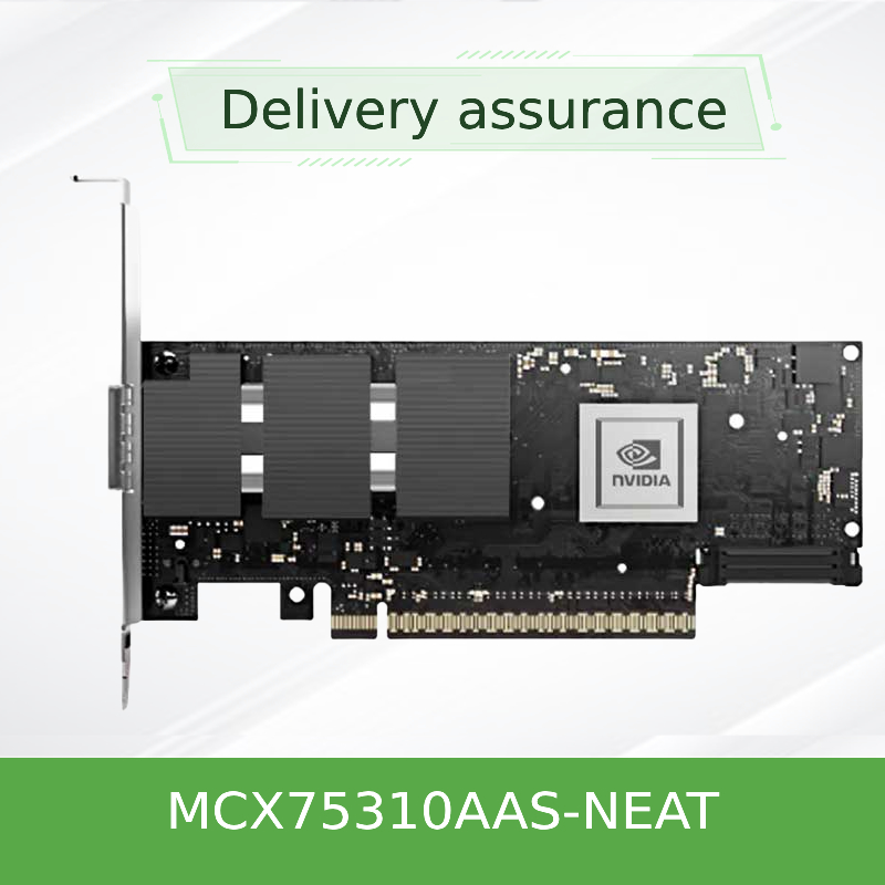 Nvidia Connectx-7 Adapter MCX75310aas-Neat (900-9X766-003N-SQ0) Cổng đơn Osfp Infiniband: Ndr 400GB/S (tốc độ mặc định) Ethernet: 400gbe