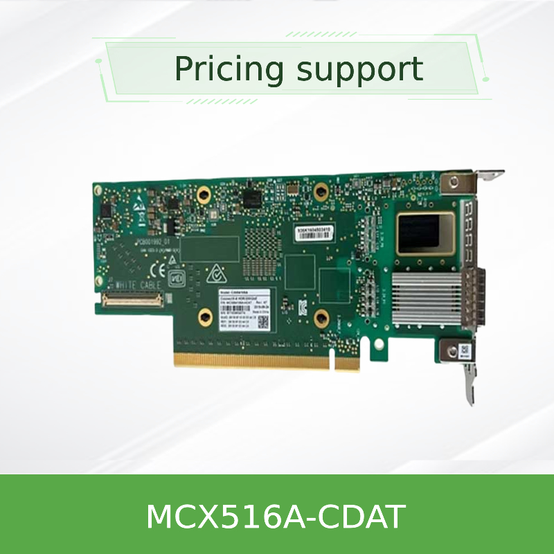 Dual Port QSFP28 Mellanox 100gbe Card Mạng Datasheet Adapter MCX516A-CDAT PCIe 4.0 X16 Chân Đế Cao