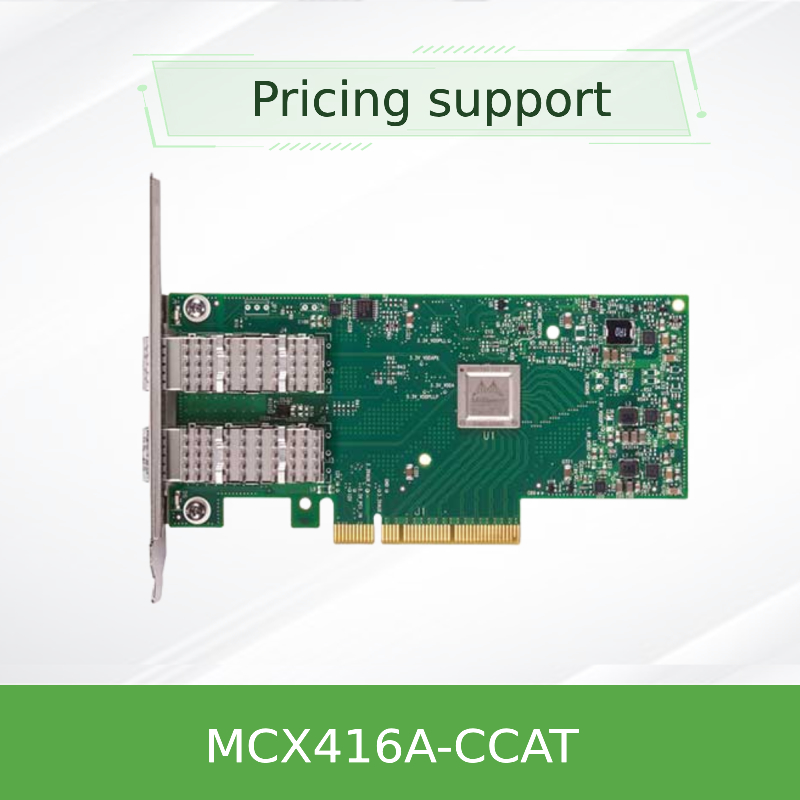 PCIe3.0 X16 ConnectX-4 EN Ethernet Thẻ Mellanox Nic MCX416A-CCAT 100GbE QSFP28