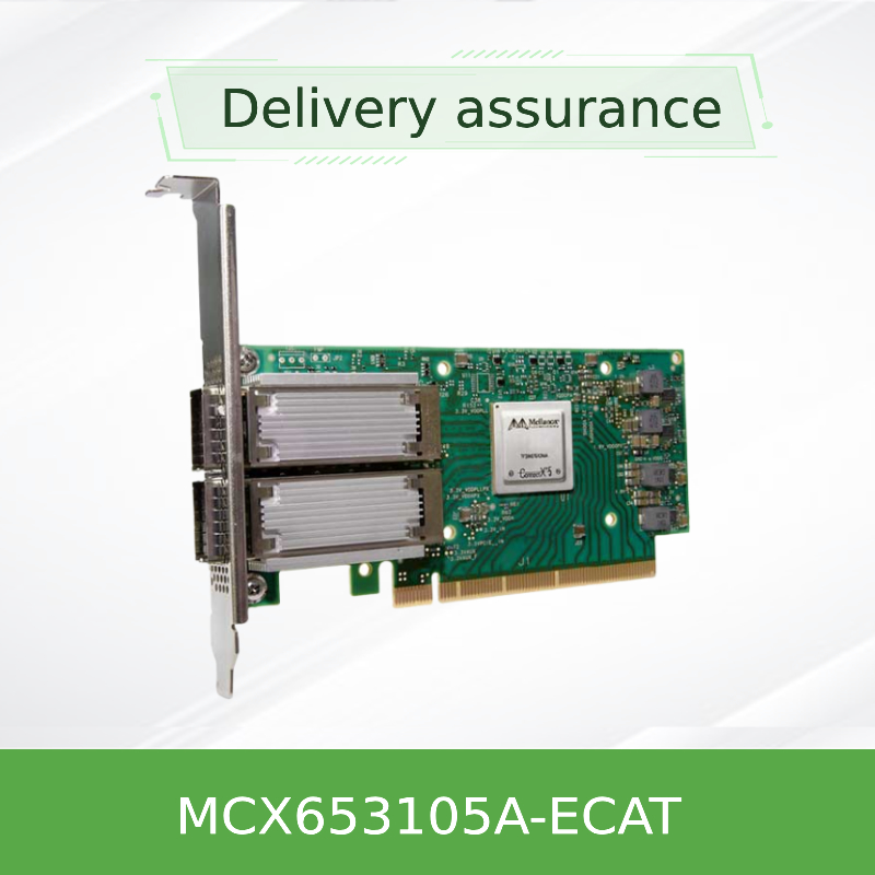 ConnectX 6 Đăng ký cổng kép Mellanox Card hỗ trợ 100Gb / S MCX653105A-ECAT
