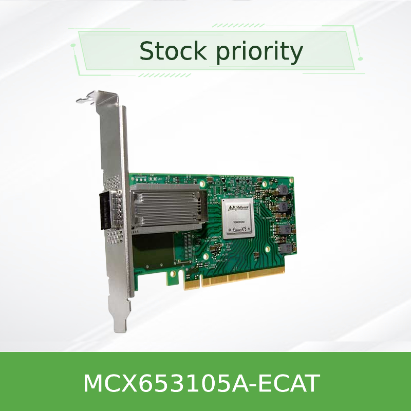 Card mạng Mellanox MCX653105A-ECAT Nic Card ConnectX-6 100GbE Single Port