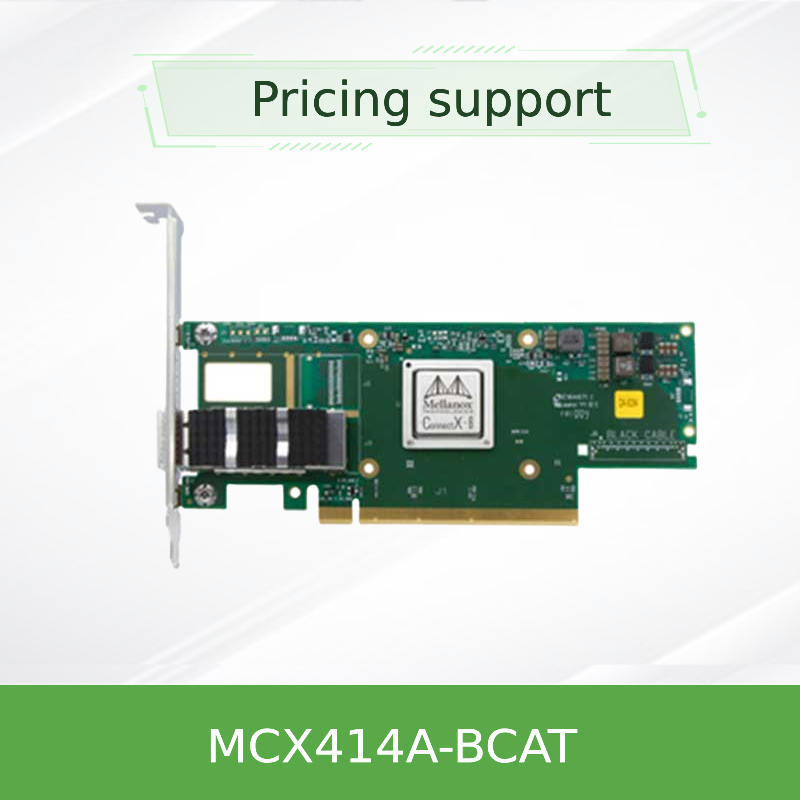 Nvidia 900-9X426-0054-Sq0 MCX414A-Bcat Connectx-4 En Network Interface Card, 40/56gbe Cổng kép Qsfp28, Pcie3.0 X8, Kệ cao