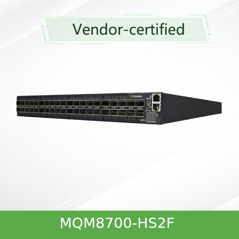 MQM8700-HS2F(920-9B110-00FH-0MD) Bộ chuyển mạch mạng Mellanox Quantum Hdr Infiniband với 40 cổng QSFP56