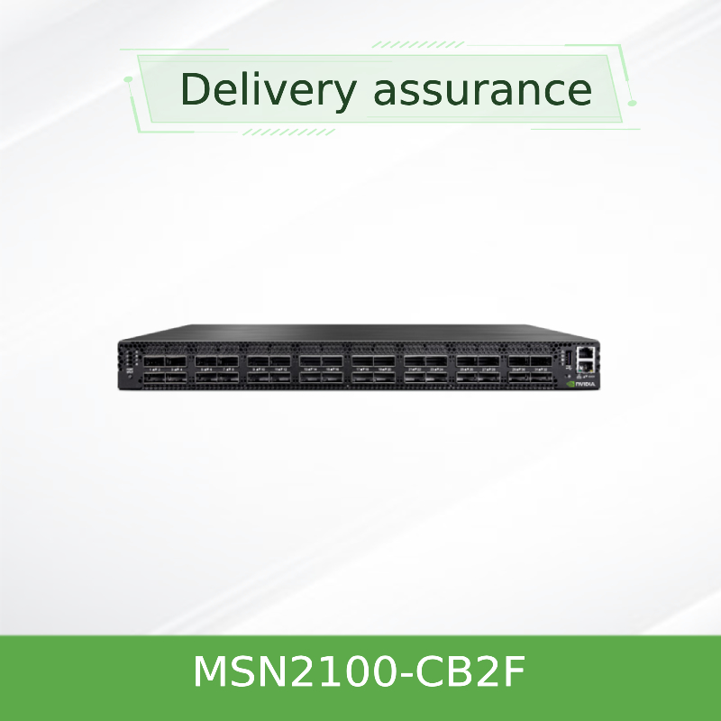 Công tắc 2 lõi Độ sâu ngắn Mellanox SN2000 MSN2100-CB2F 100GbE 1U 16 Cổng QSFP28 2 AC PSU X86