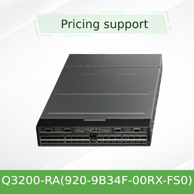 Nvidia Q3200-Ra Quantum-3 dựa trên hai bộ chuyển đổi Infiniband Xdr liền kề với hỗ trợ Vlan 2u 36 cổng Xdr 18 lồng Osfp