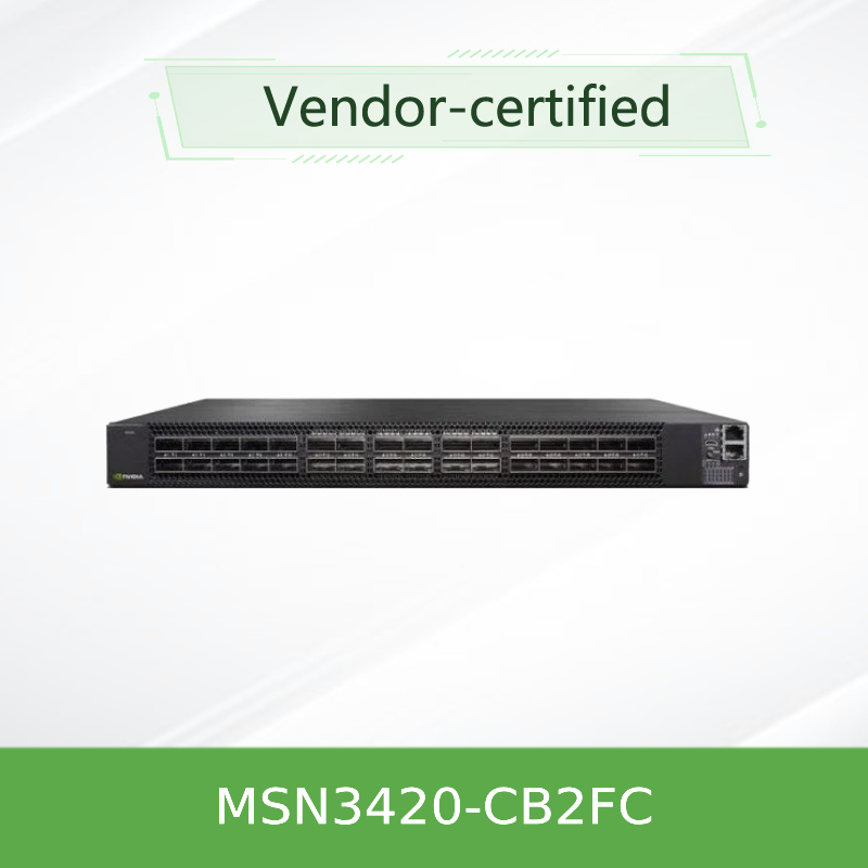 Bộ chuyển mạch mạng Mellanox OEM 25GbE/100GbE Bộ chuyển mạch Ethernet mã nguồn mở Mellanox MSN3420-CB2F