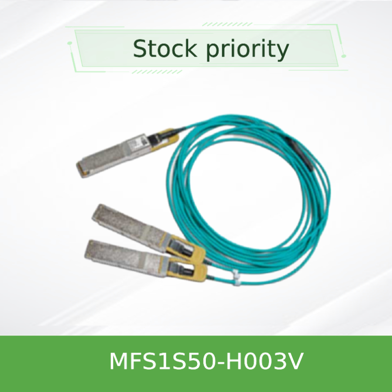 Cáp AOC MFS1S50-H003V 200GbE sang 2x100GbE QSFP56 sang 2xQSFP56 MMF Mellanox