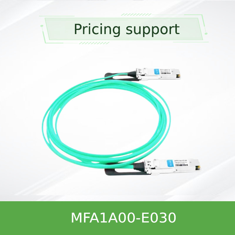 Cáp AOC QSFP Mellanox MFA1A00-E030 IB EDR dựa trên VCSEL, lên đến 100Gb/s