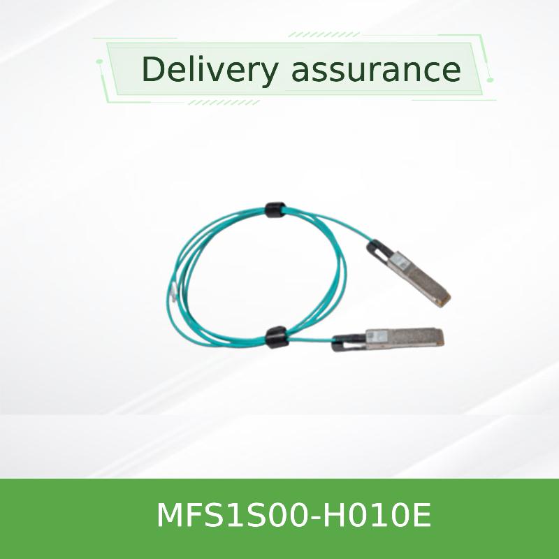 Cáp quang chủ động Nvidia Mfs1s00-Hxxxv 200GB/s QSFP56 MMF AOC Mfs1s00-H010e, lên đến 200gbps, QSFP56 sang QSFP56