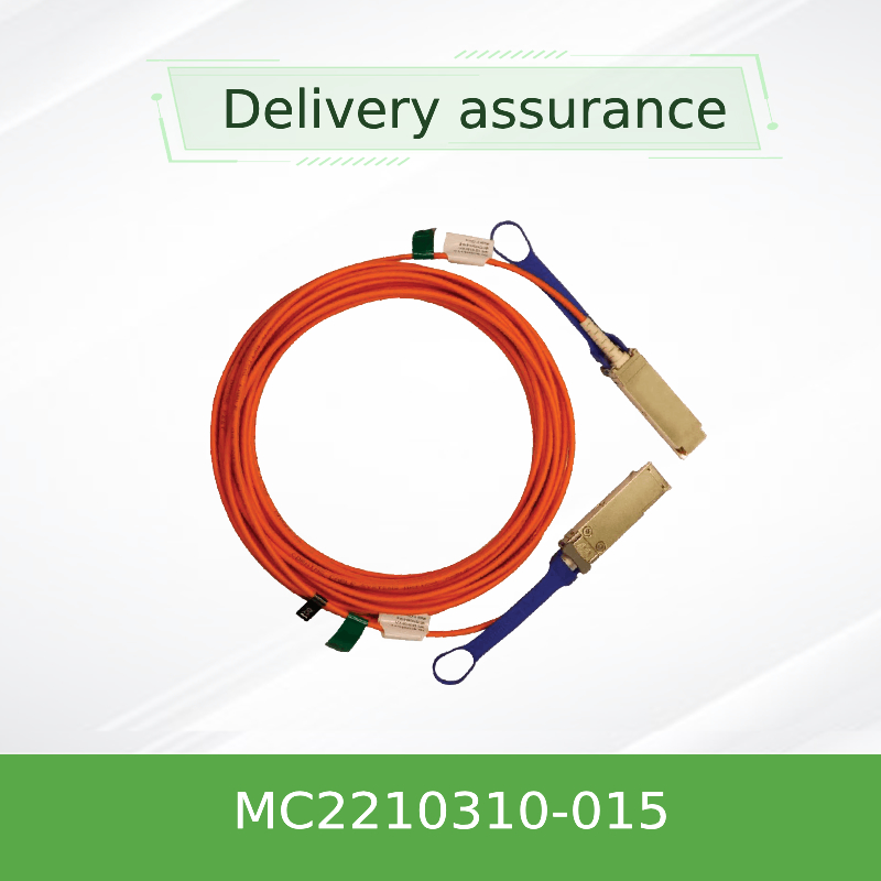 Màu cam 40GbE QSFP + Cáp Mellanox DAC quang chủ động Ethernet MC2210310-015 15M