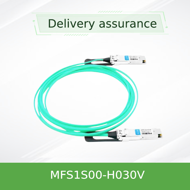 MFS1S00-H030V IB 200G cáp mellanox Aoc Cáp mạng 30M QSFP56 Tốc độ cao Độ trễ thấp